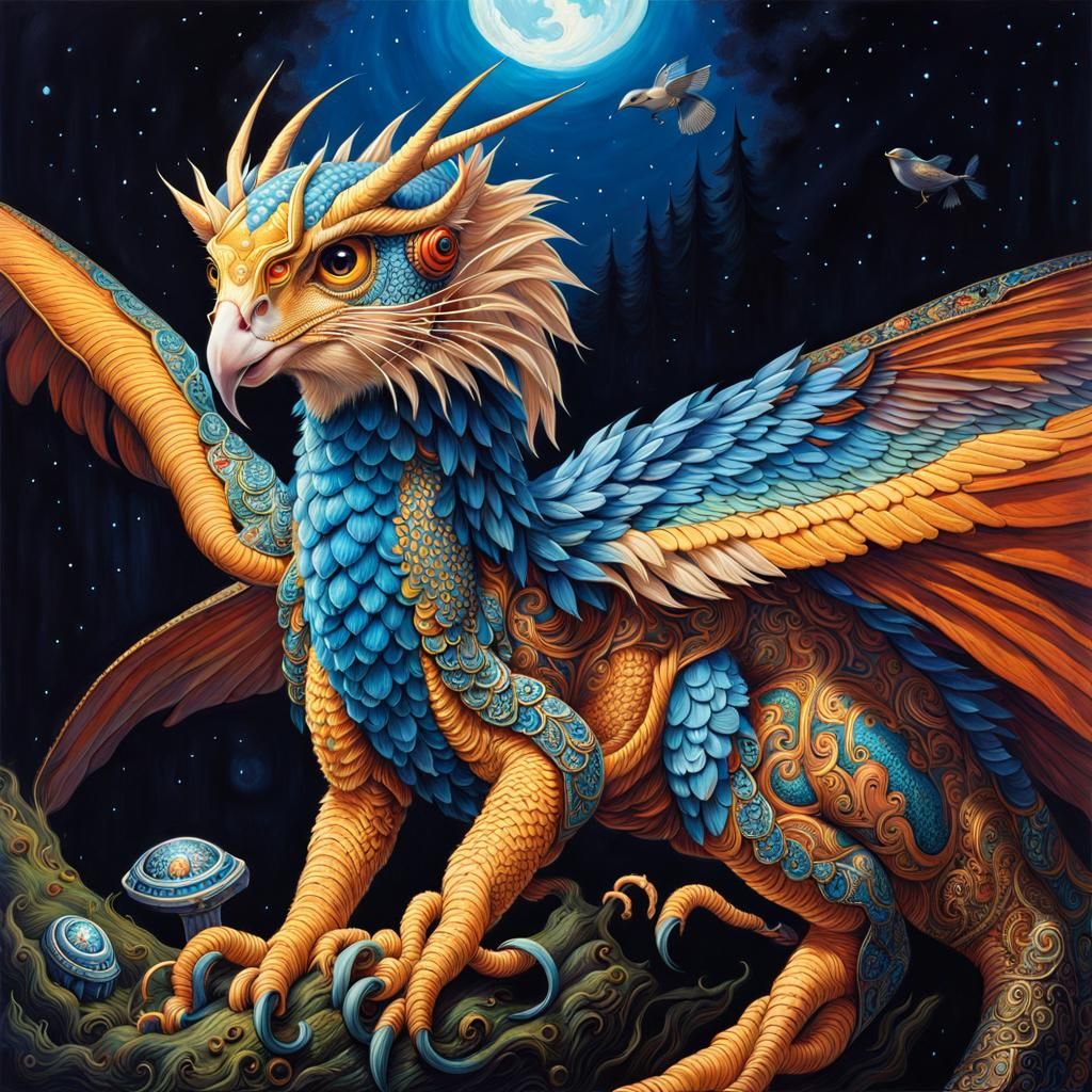 Surreal Fantasy Art with Humans and Animals