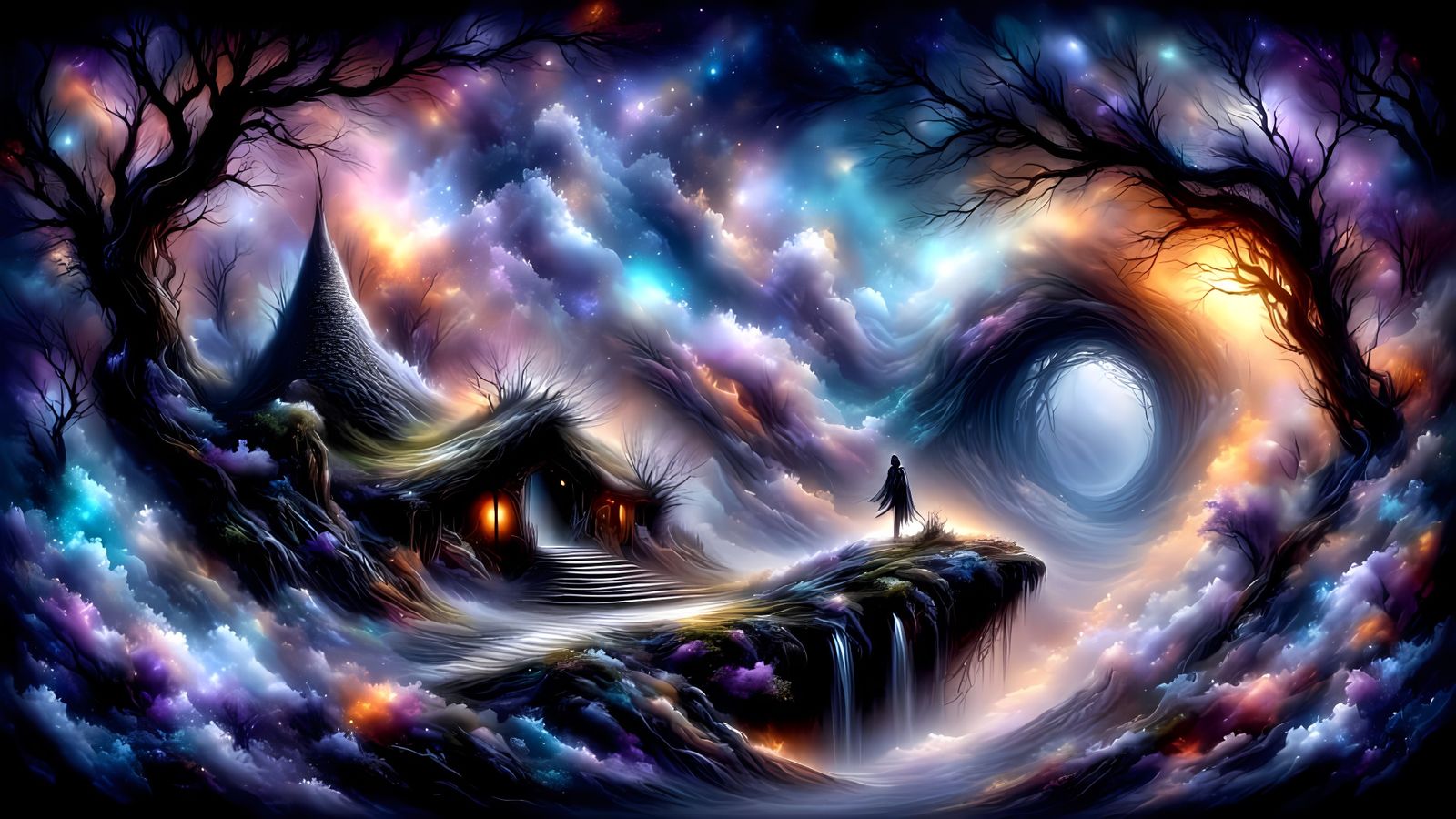 Mystical Crystal Path to Diviner's Hut