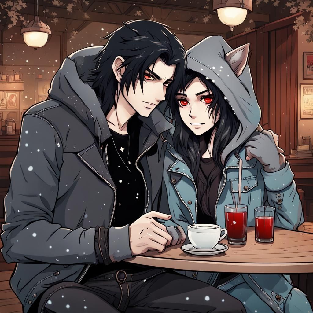 Wolf-Man's Snowy Anime Date Night