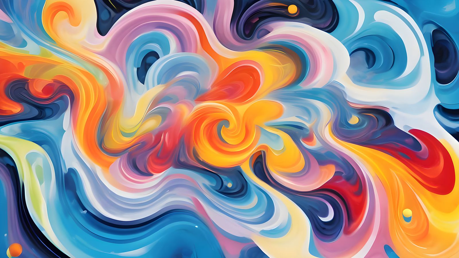 Cosmic Maelstroms in Pastel Primitive Art Style