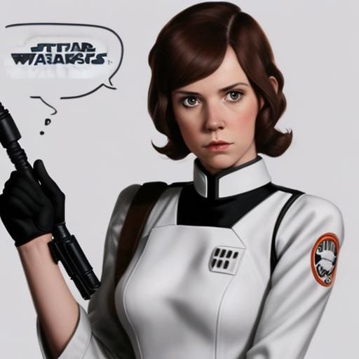 Star Wars Imperial Officer as Ghostbuster