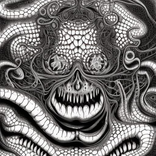 Eerie Surrealism: Grandma in Lovecraftian Comedy