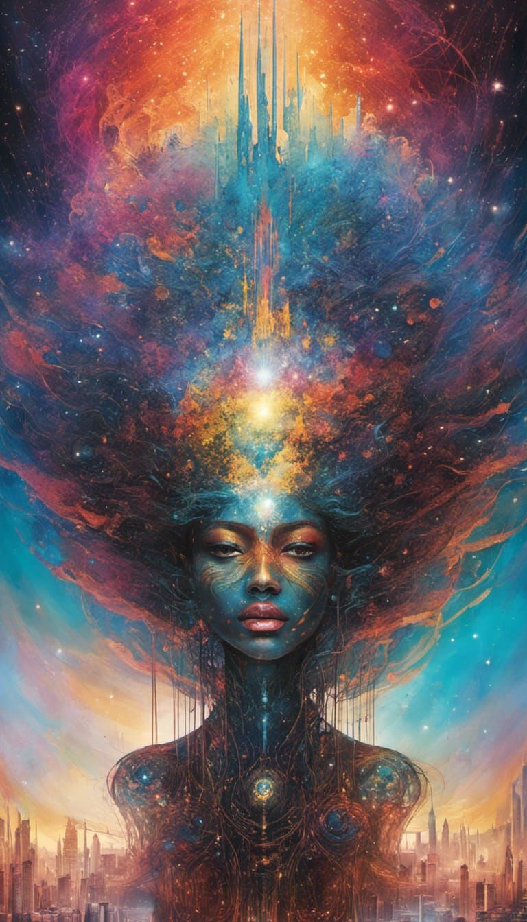 Surreal Creatures in Oil and Water: Digital Art