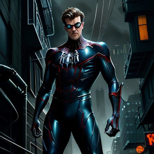 Gritty Marvel Comics Battle in Dark City Alleyway