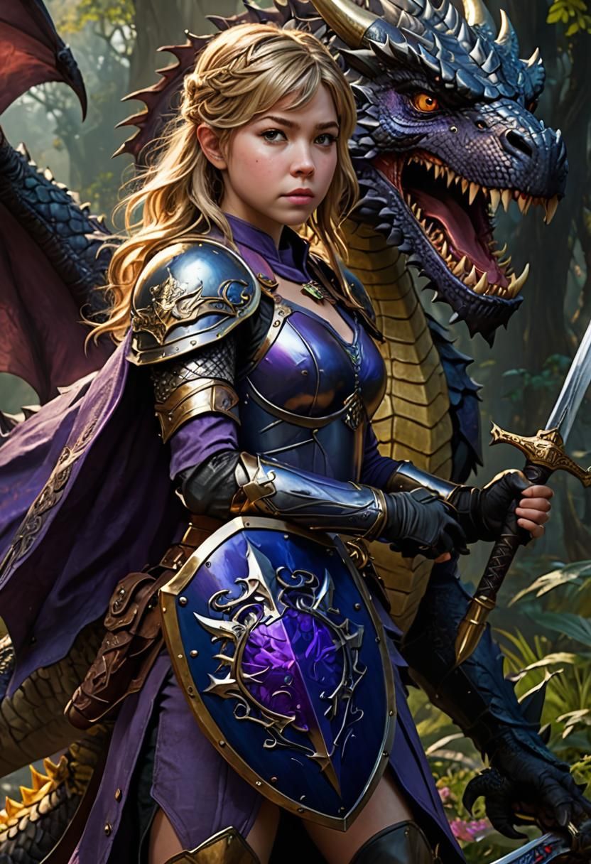 Dragon Rider Dark Fantasy Concept Art in 8k