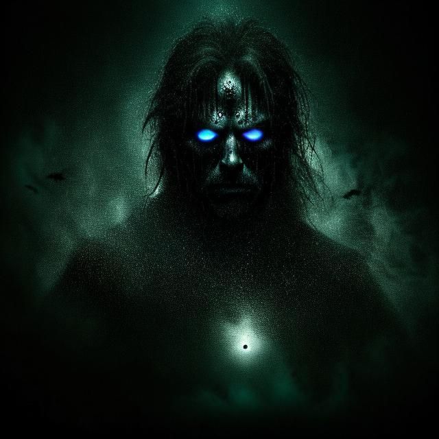 Grim Reaper in Dim Chamber, Film Noir Style