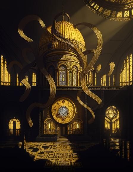 Baroque Architecture with Art Nouveau and Rococo Details