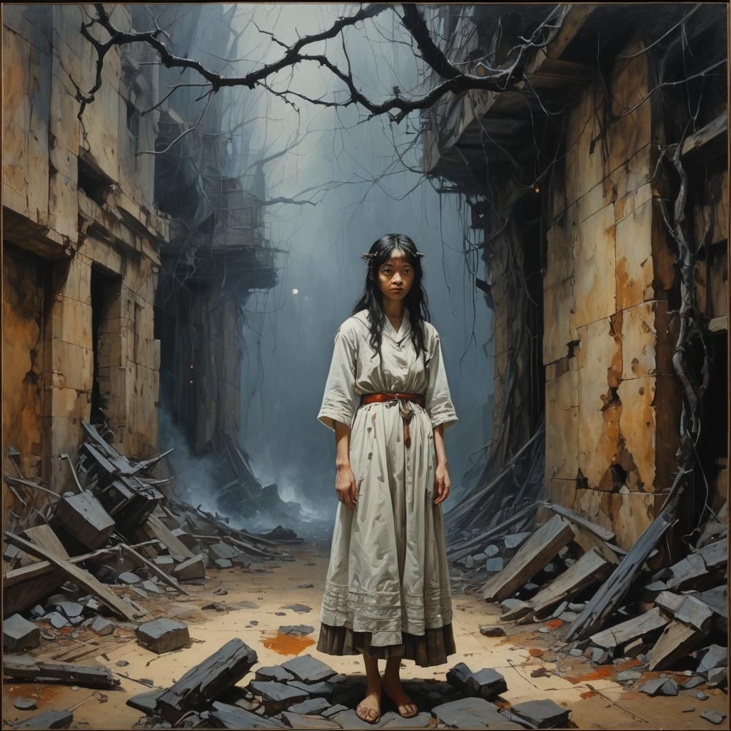 Abyss of Questions: An Oil Painting