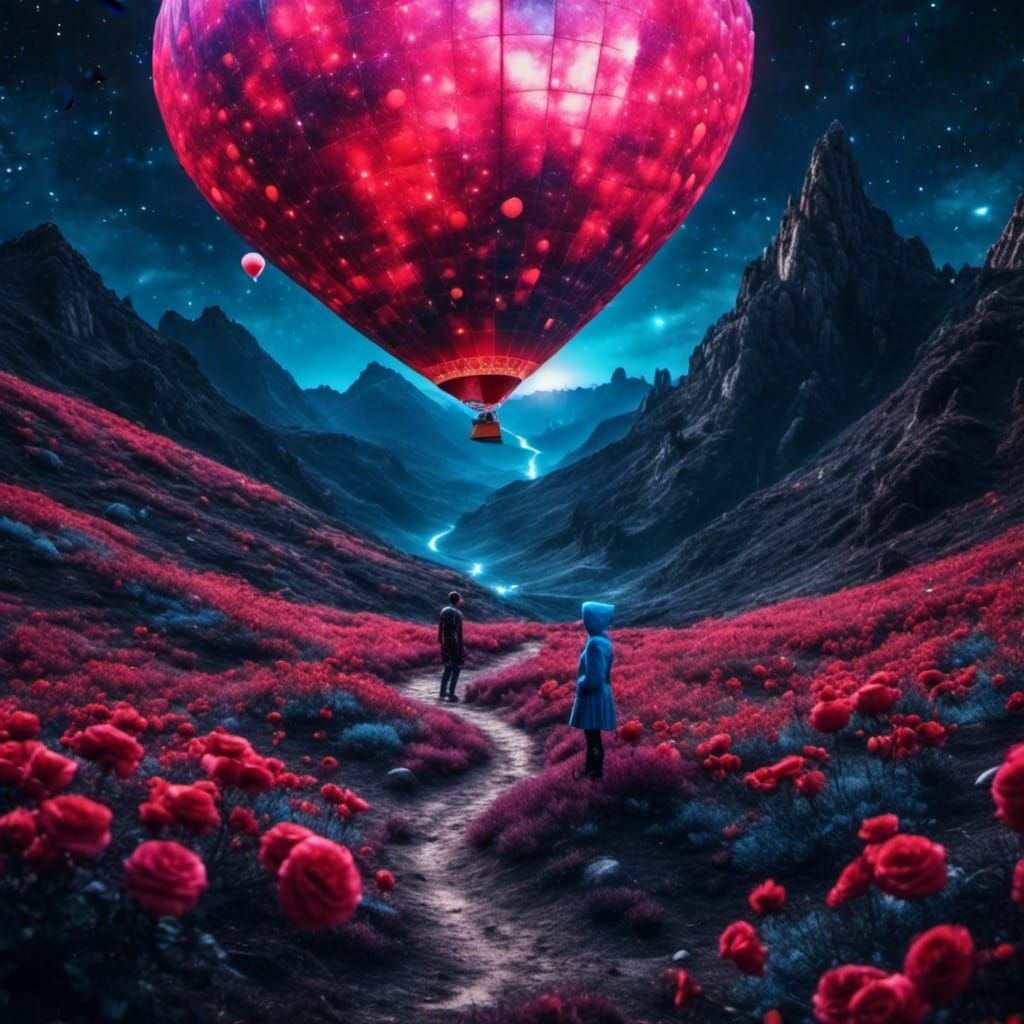 Martian Valentine Michael Smith in Dreamlike Setting