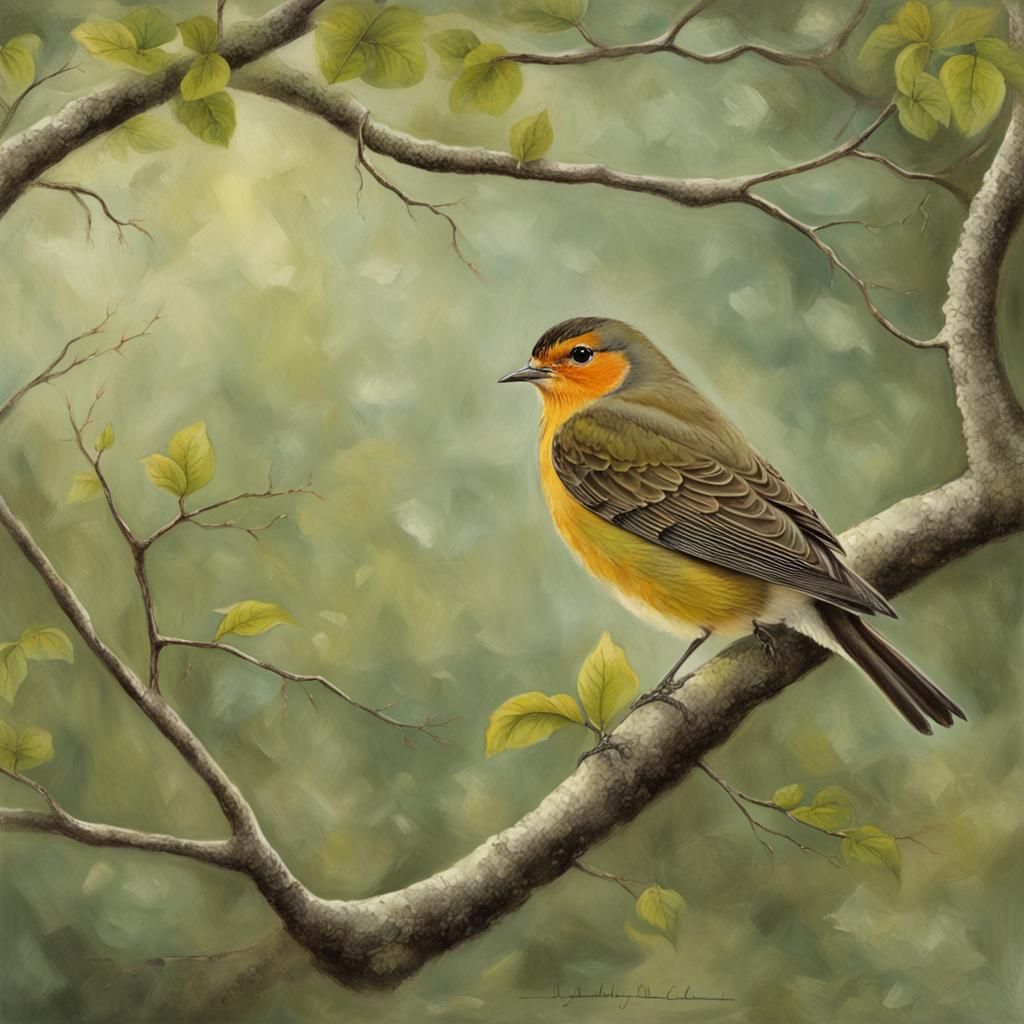 Songbird Melodies by the Brook