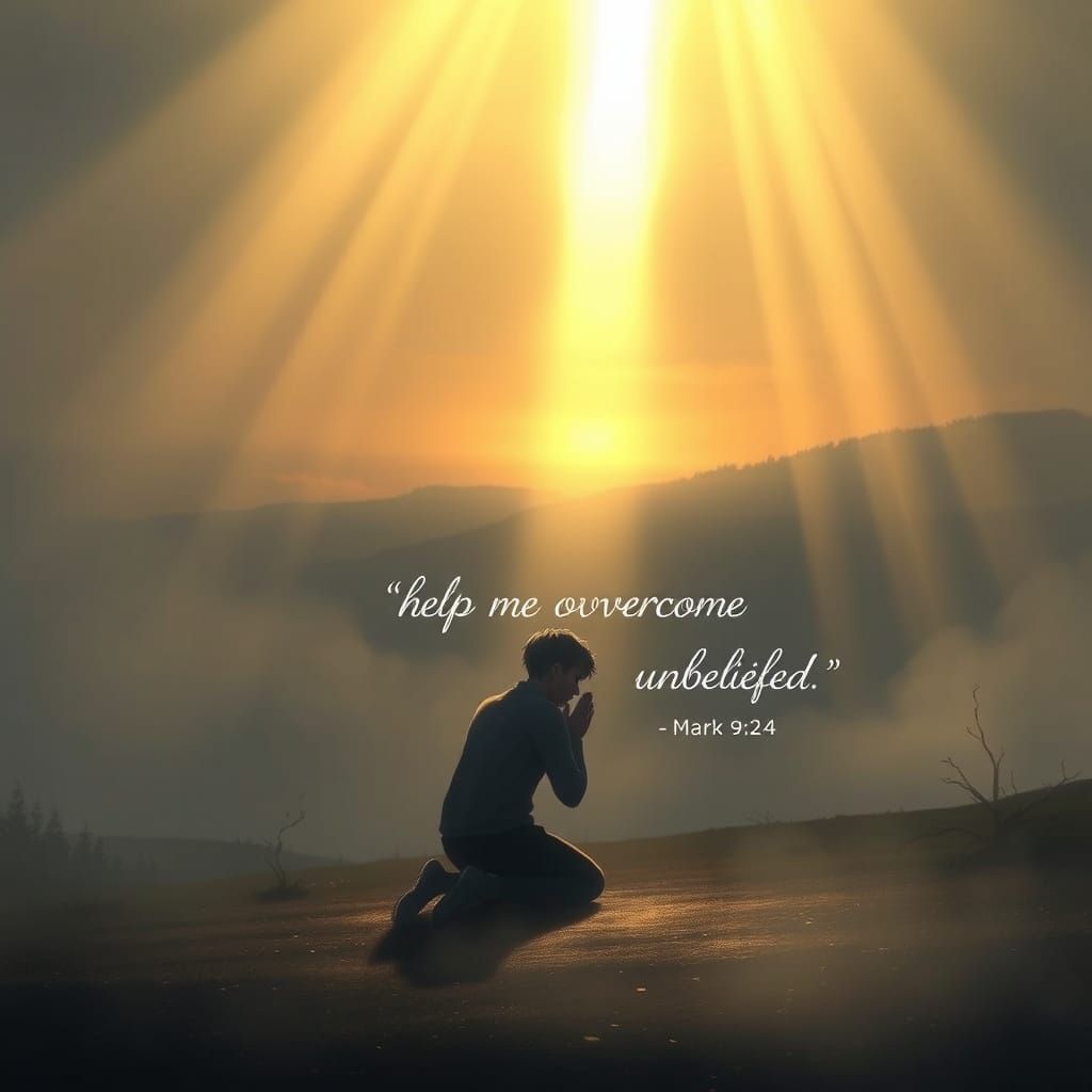 Devout Soul in Ethereal Mist