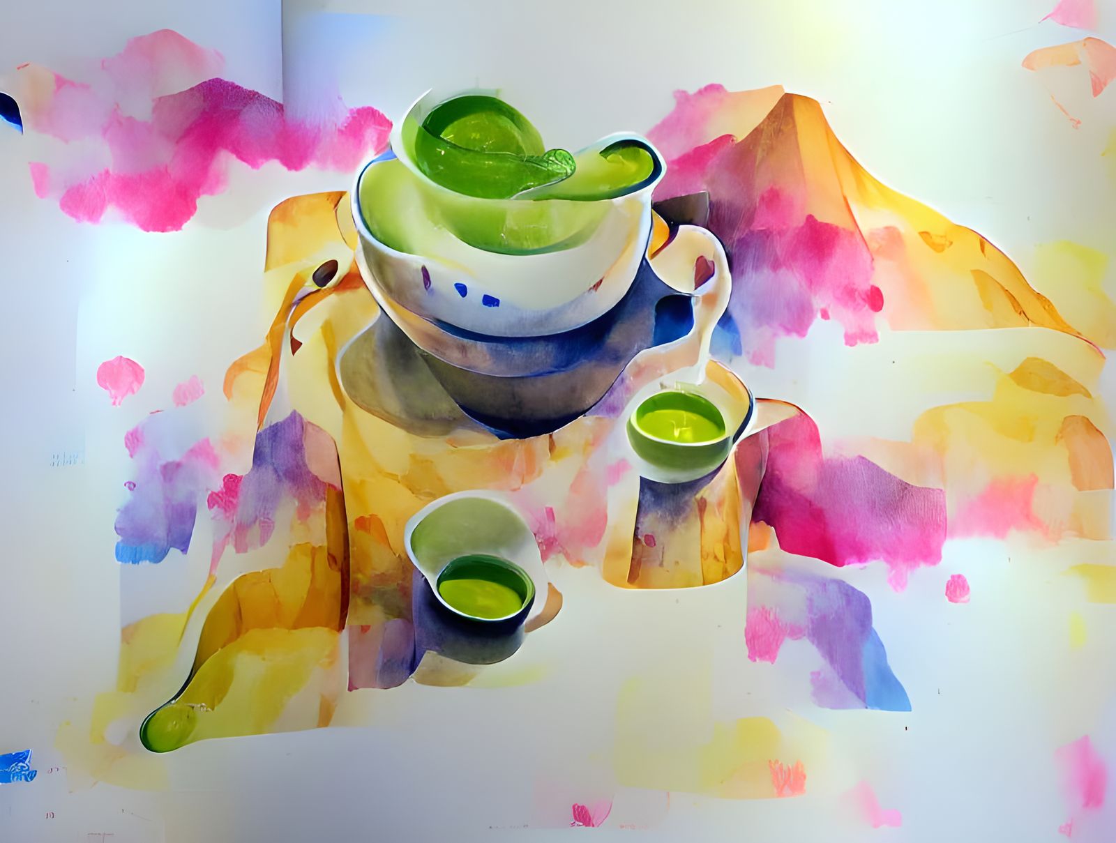 Vibrant Matcha Tea Drink