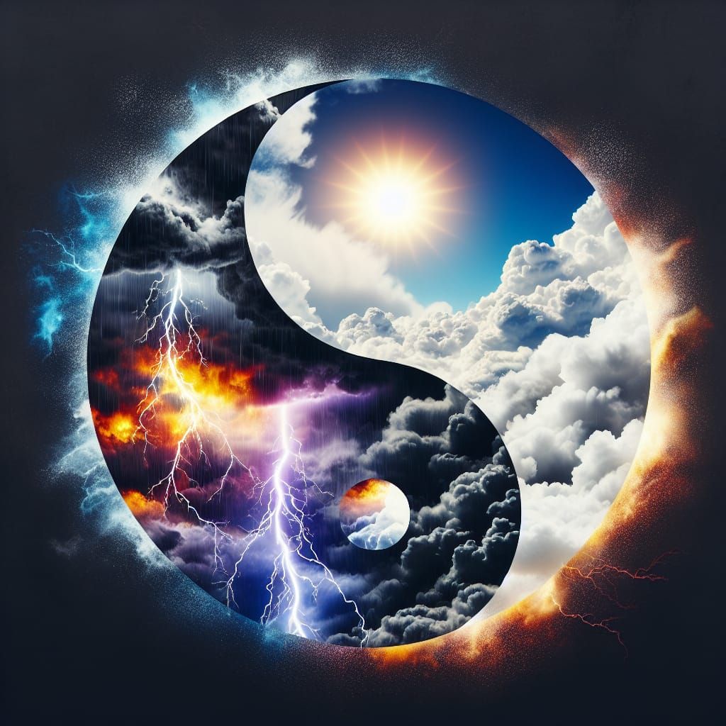 Ethereal Balance of Chaos and Serenity