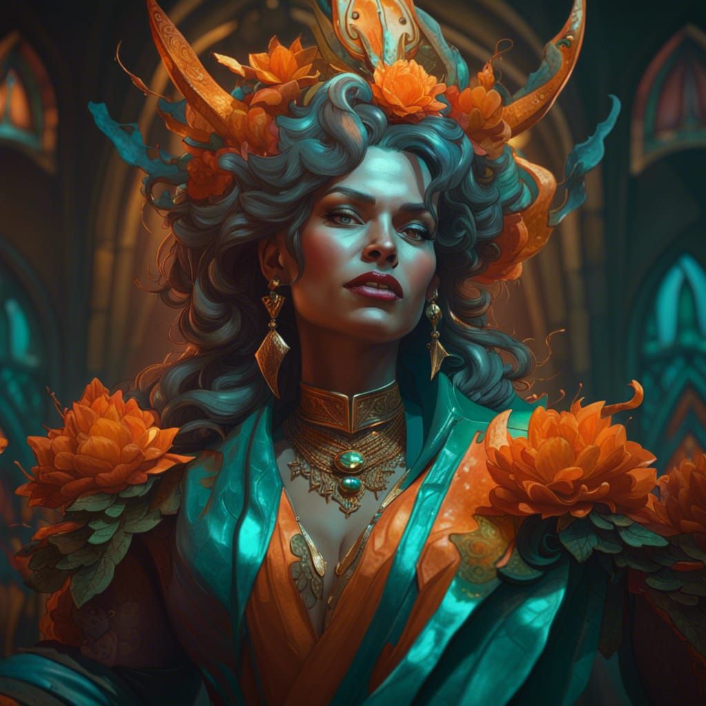 Villain Queen Concept Art in Unreal Engine 5