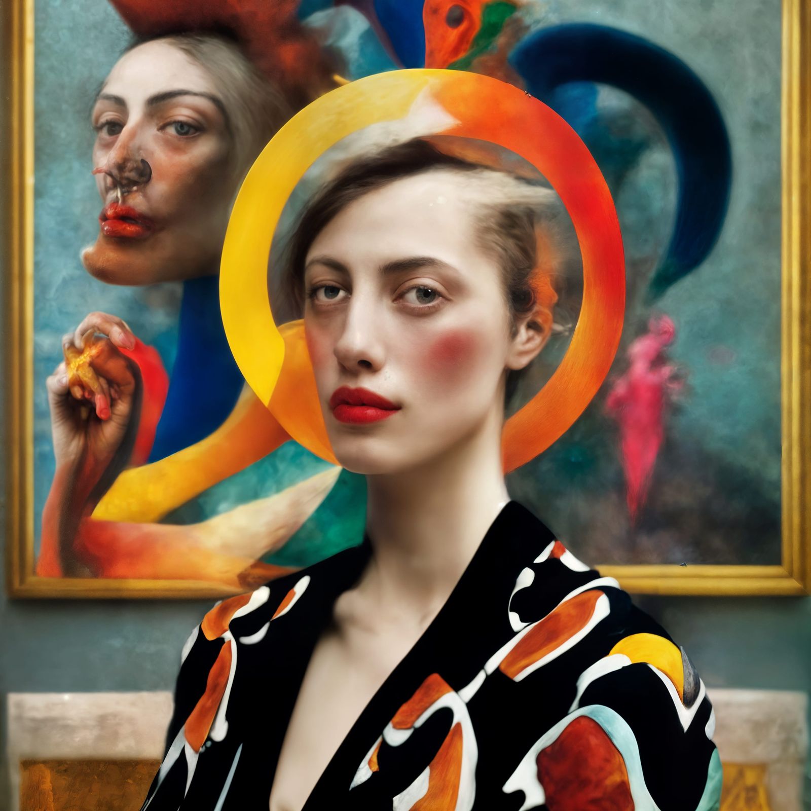 creative dynamic chaos creates spray of life and beauty in breathtaking situations striking hyper real photograph  by (m...