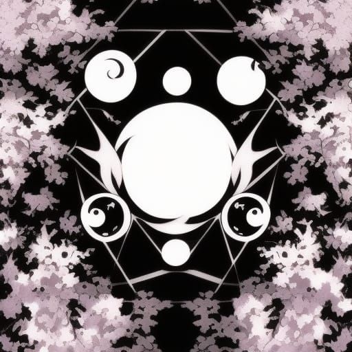 Yin Yang in Anime Key Visual Style