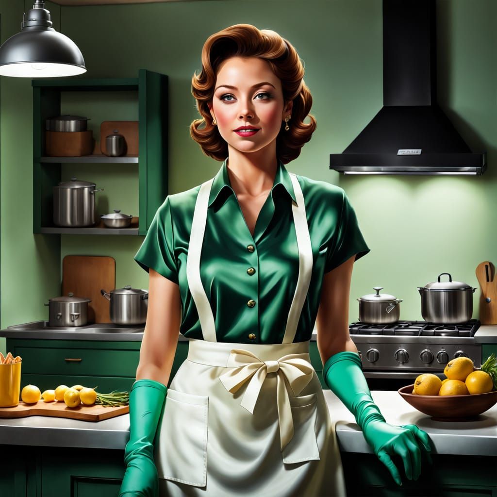 Dexter's Mom Portrait in Hyper-Realistic Digital Art