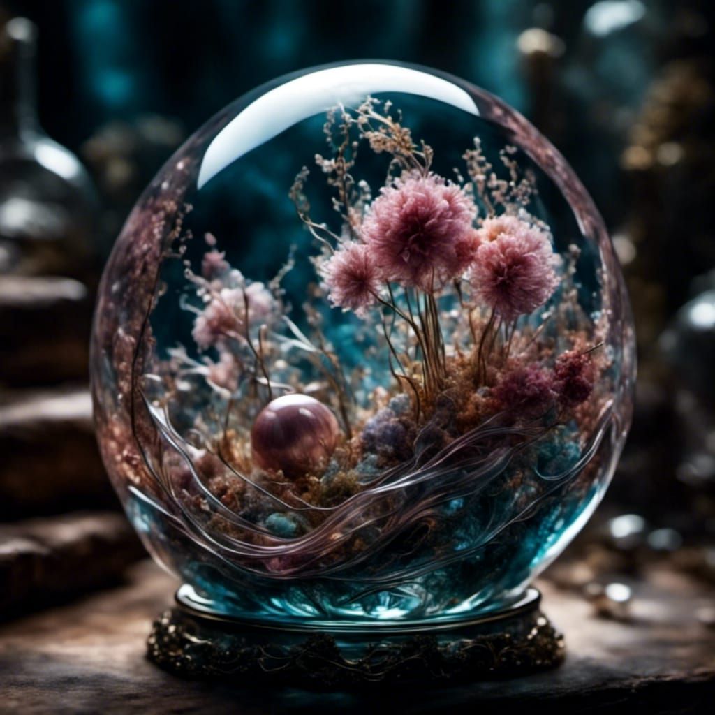 Through a Glass Onion: Hyperrealistic Detailed Image