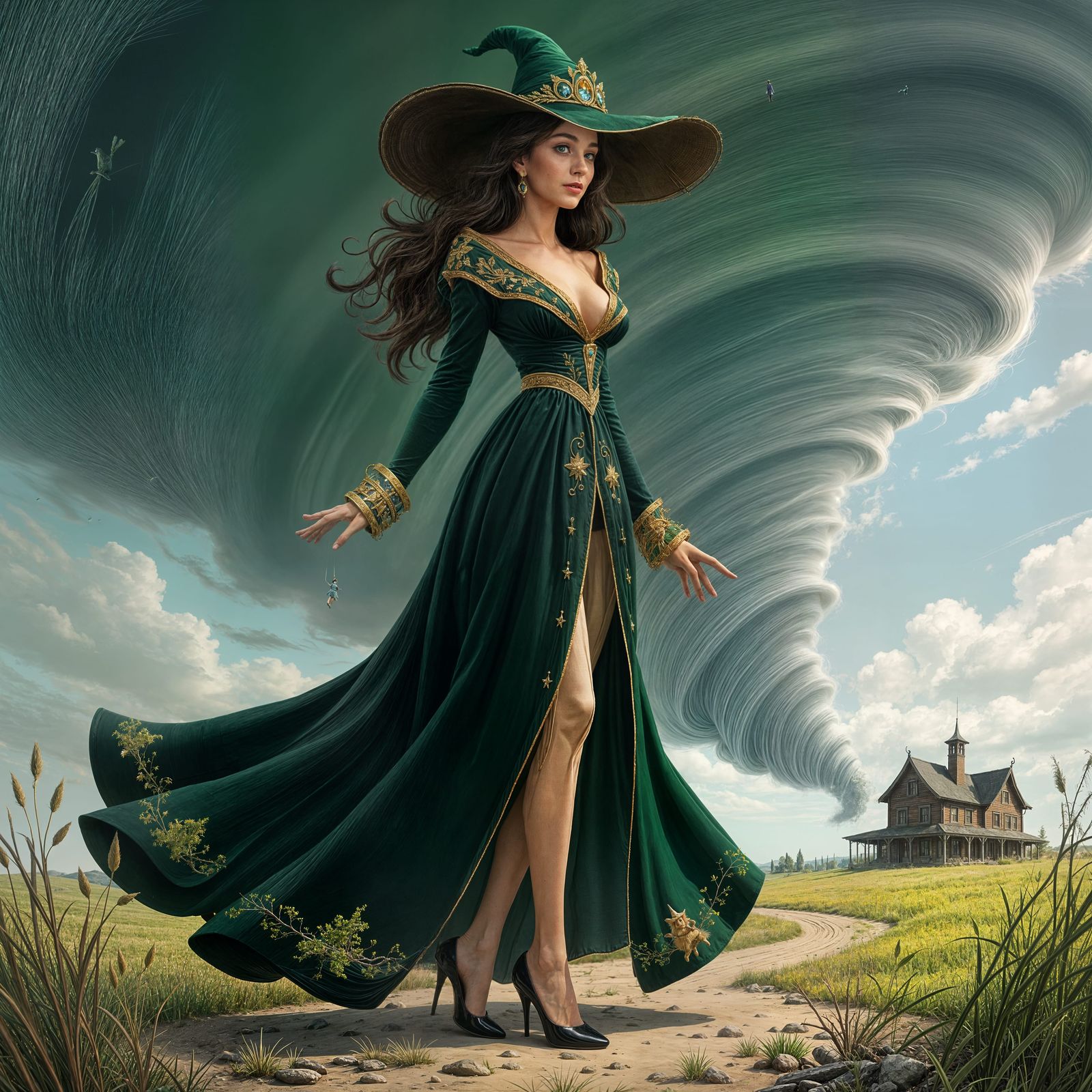 The Wizard of Oz in Vibrant Watercolor