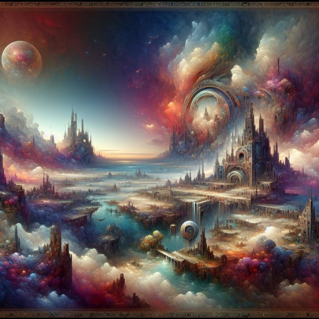 Fantasy Matte Painting: A World of Unrestrained Freedom