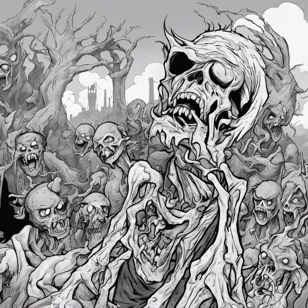 Monochrome Zombiecore Image
