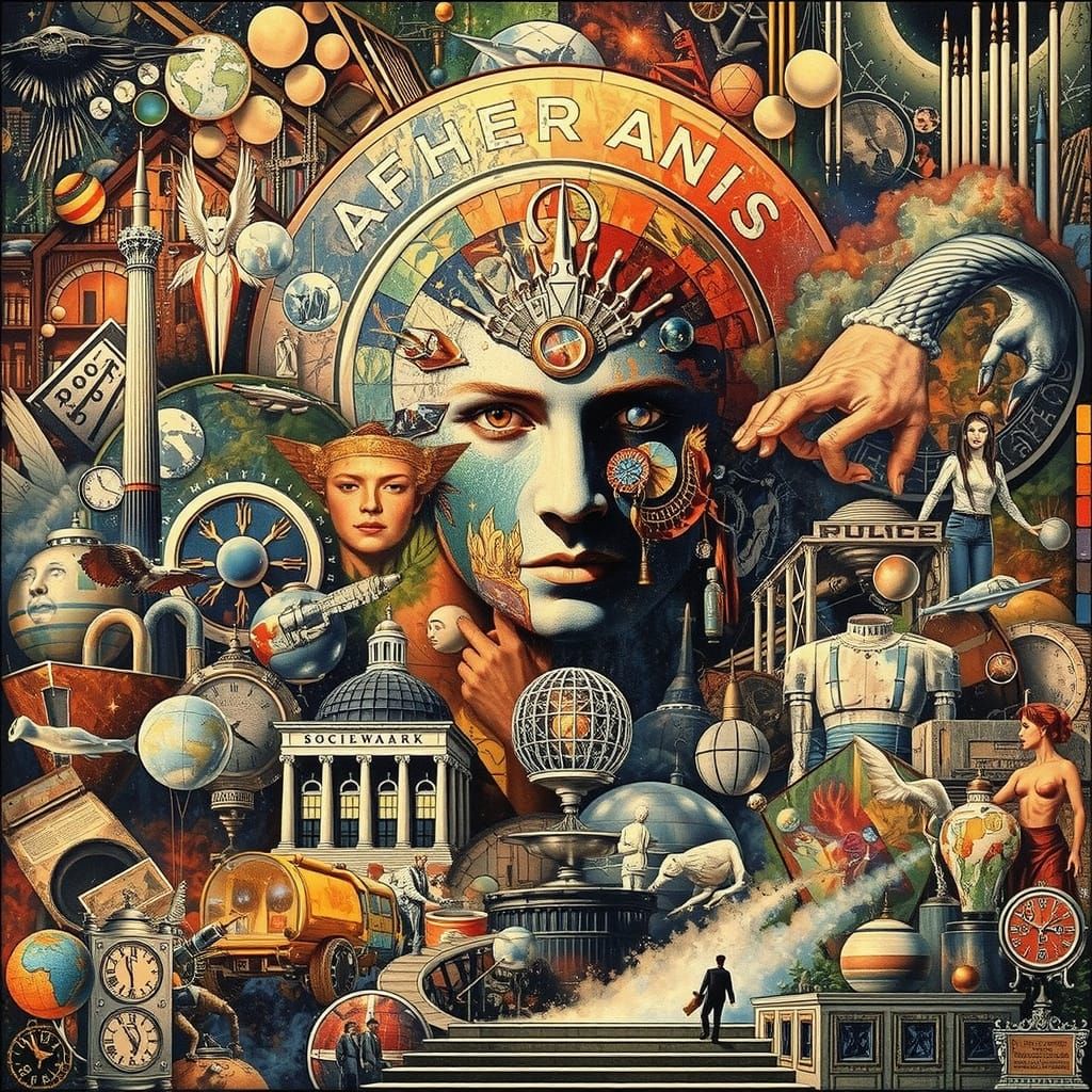 Vintage Sci-Fi Book Cover Art