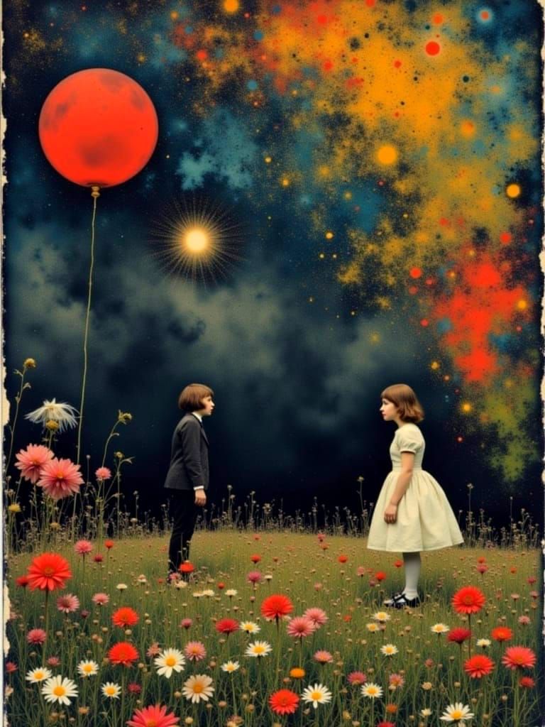 Alice in Wonderland Baroque Fantasy Illustration