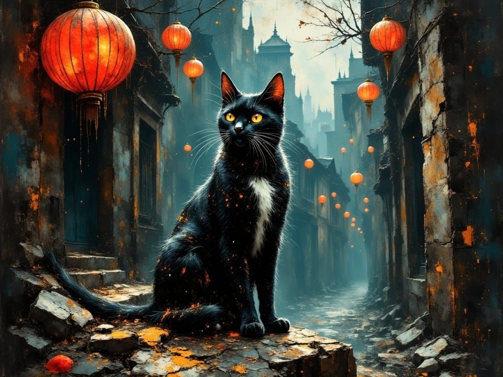 Battle-Hardened Alley Cat Dominates Forgotten Relics in Vibr...