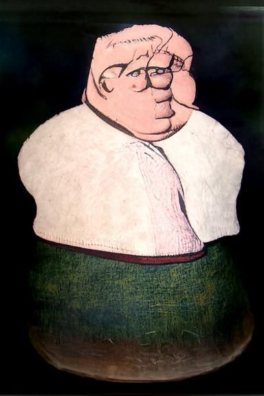 Peter Griffin as Lithograph in Escher Style