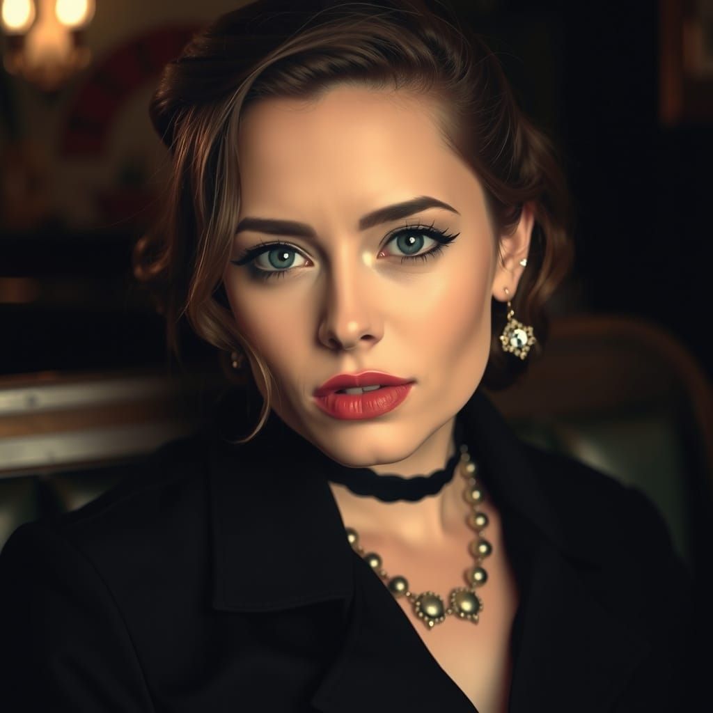 Sultry Dieselpunk Siren of the Shadows