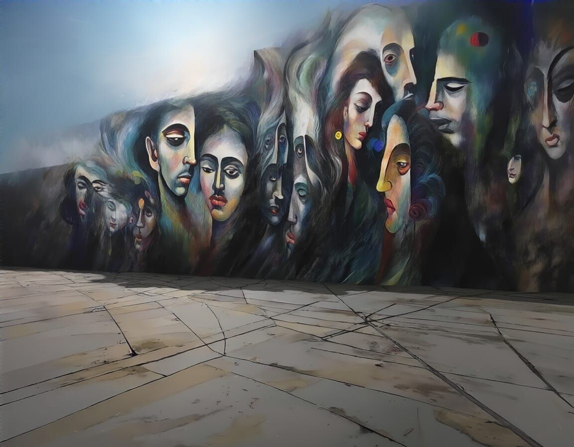 Abstract Emotional Expression Through Dynamic Brushstrokes