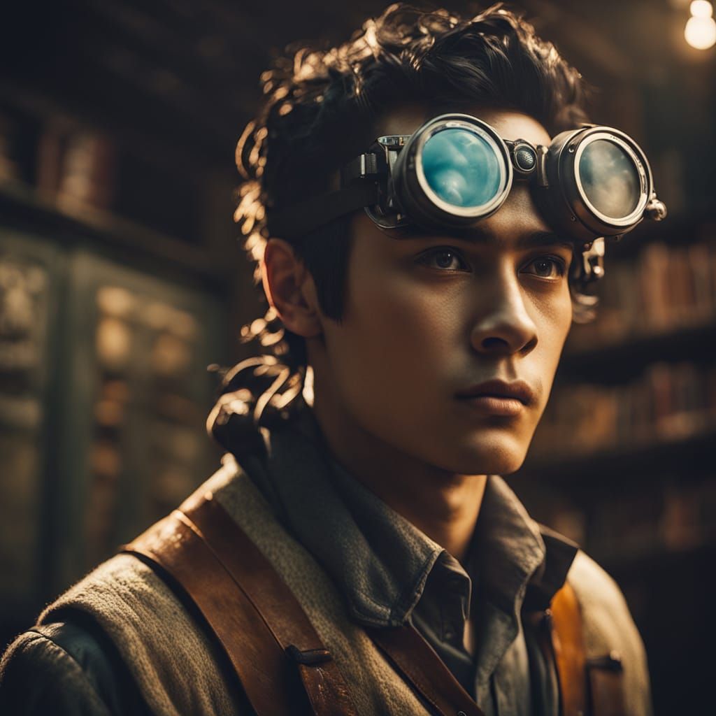 Teenage Artificer in Steampunk Inuit Style