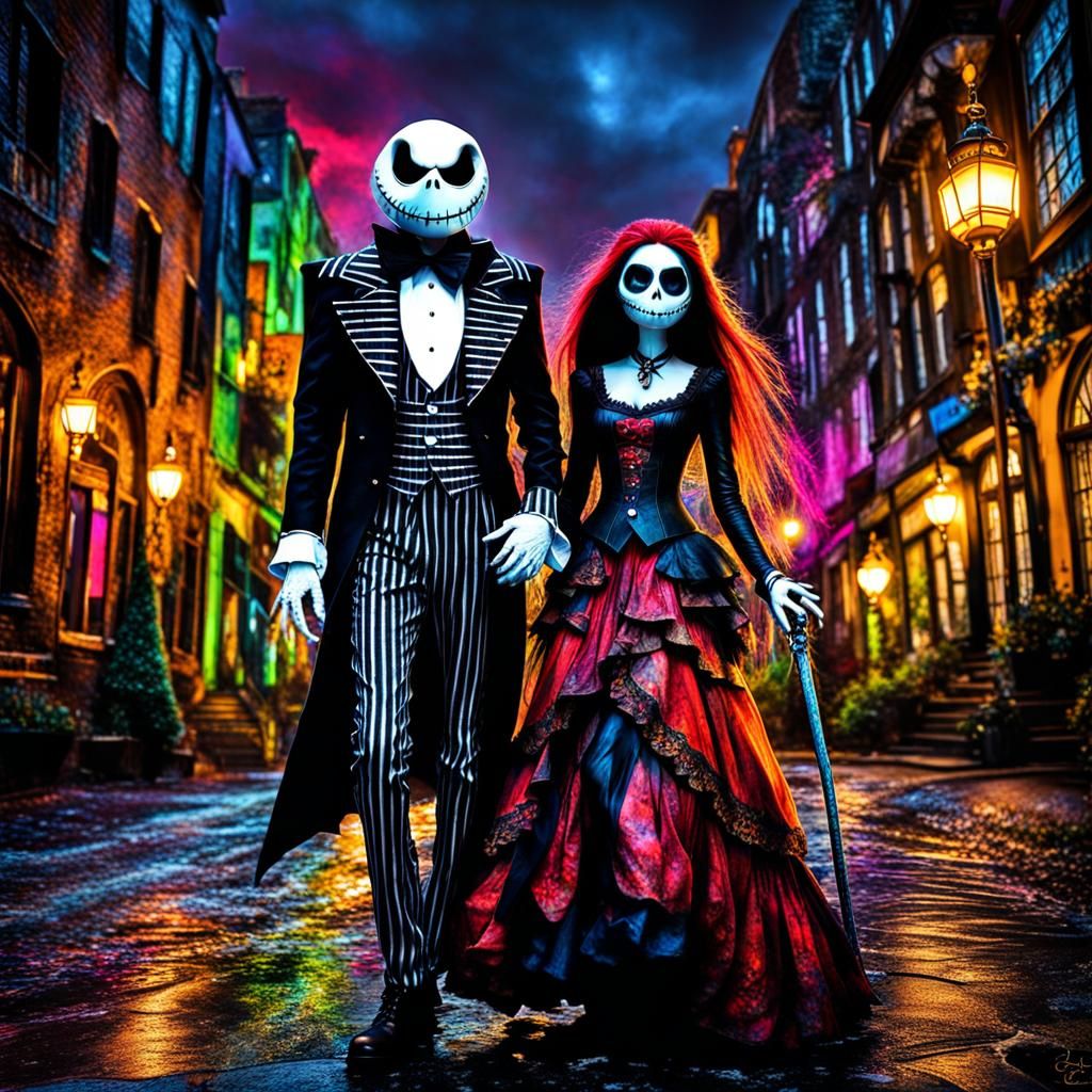 Jack skellington and Sally in real life