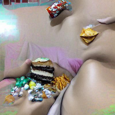 AI Interpretation of Binge Eating Concept