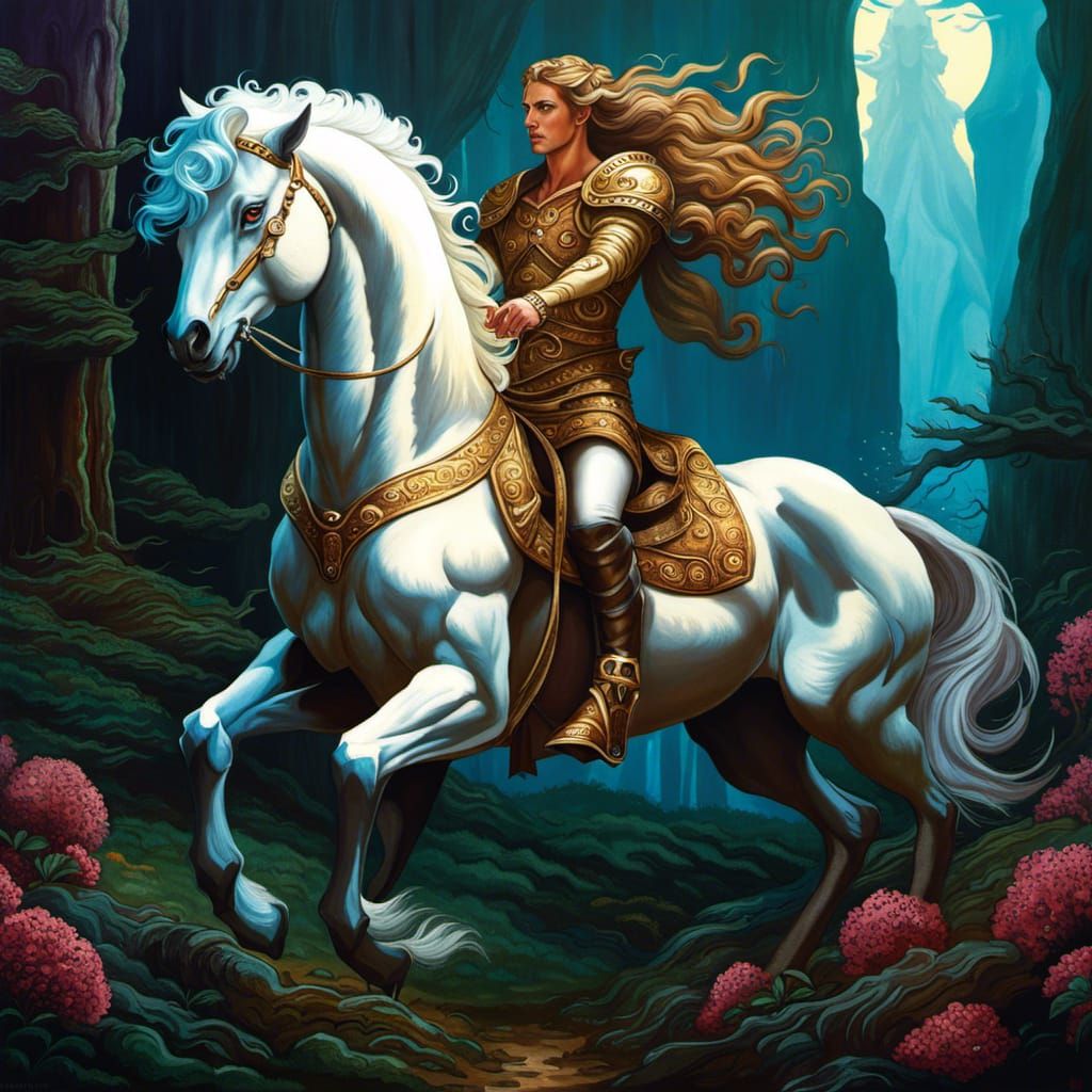 Renaissance Centaur in Dark Fantasy Art
