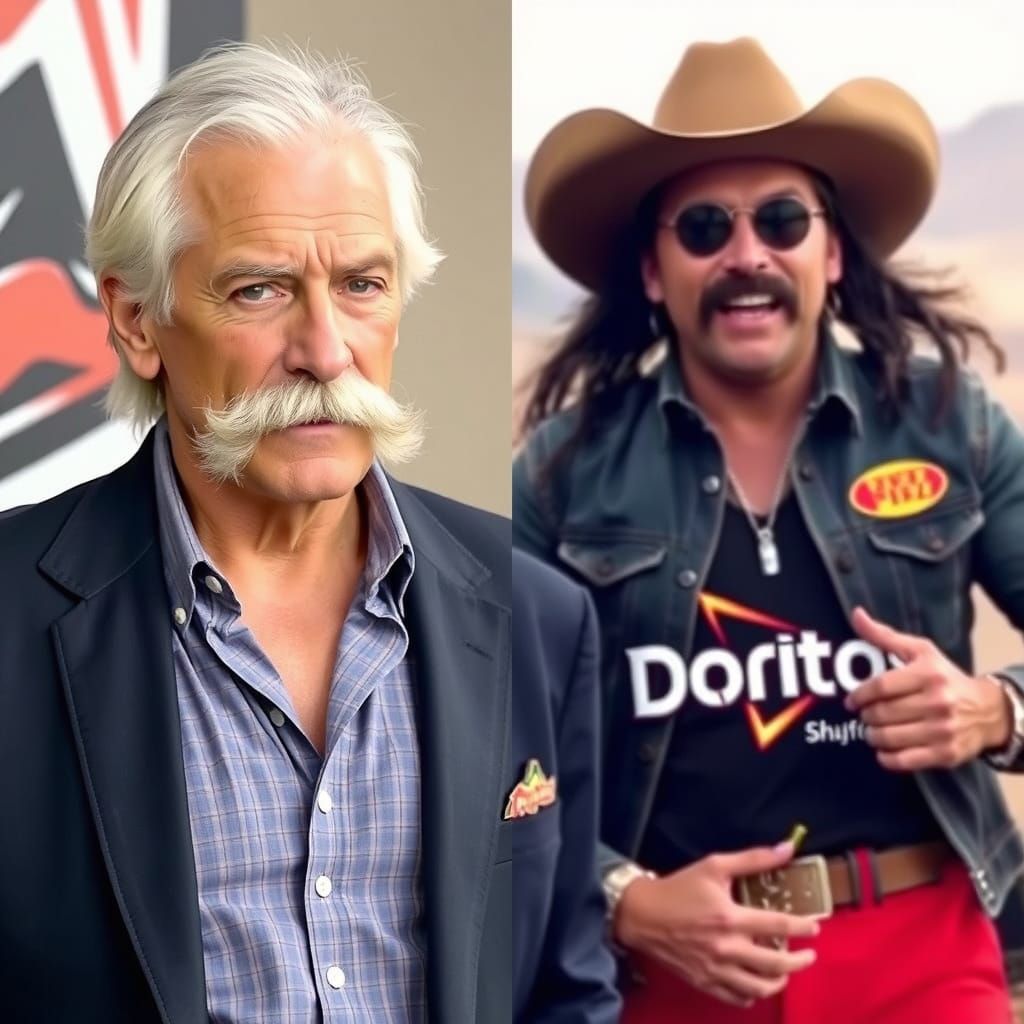You're likely thinking of actor Sam Elliott.
He has a very distinctive deep voice and a famous mustache, and he starred ...