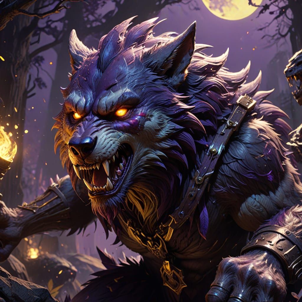 WWII Werewolves: Dark Fantasy Comic Art