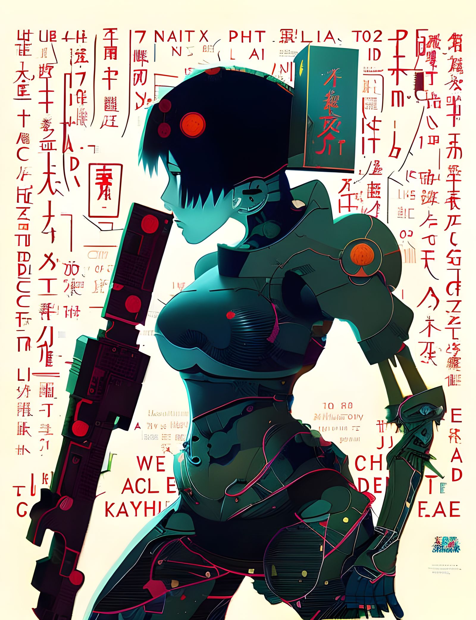 Ghost In The Shell Promo Poster