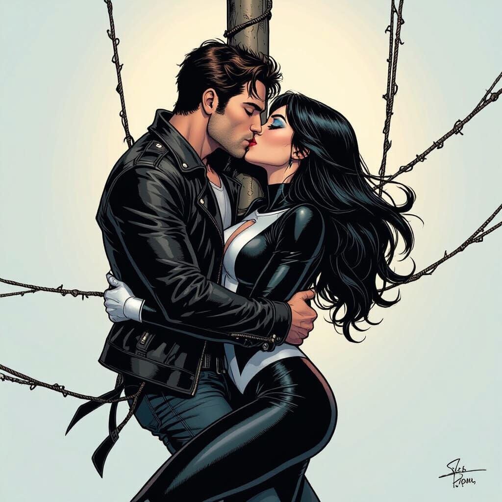 Man Entangled in Silk's Webs: A Superhero Romance