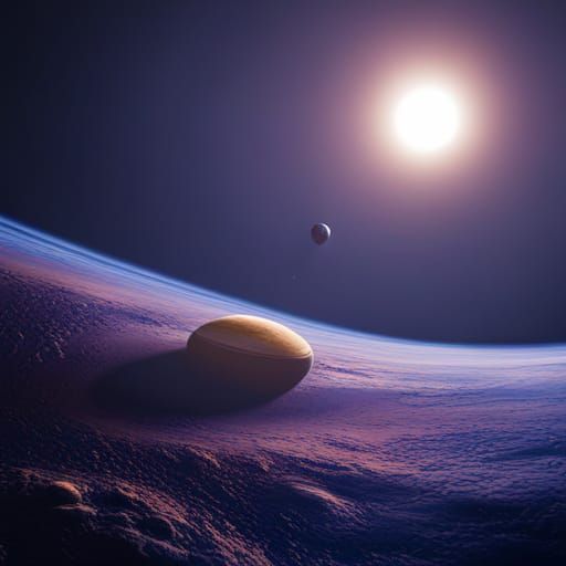 Our Solar System: Detailed Matte Painting