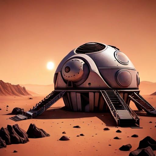 ABANDONED OUTPOST ON MARS