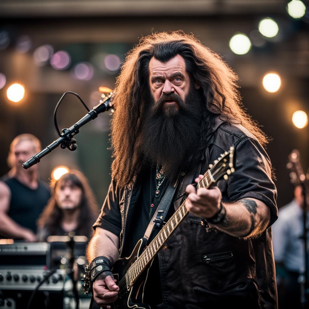 Hagrid as Punk Rocker: Professional Photography