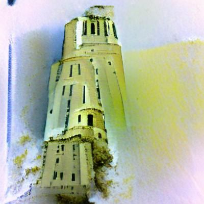 AI Generated Image of an Ivory Tower