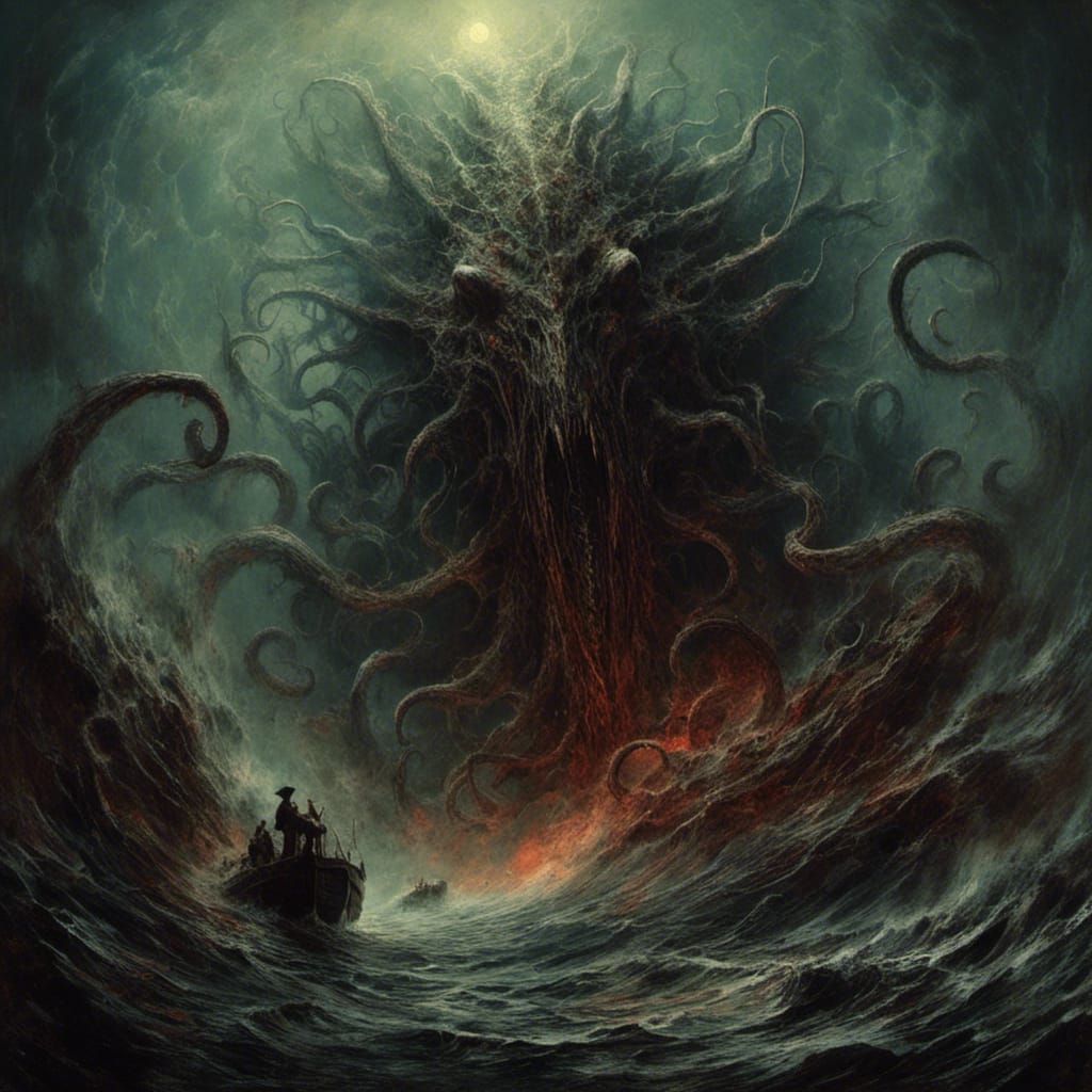 Lovecraftian Cosmic Horror in Macabre Style
