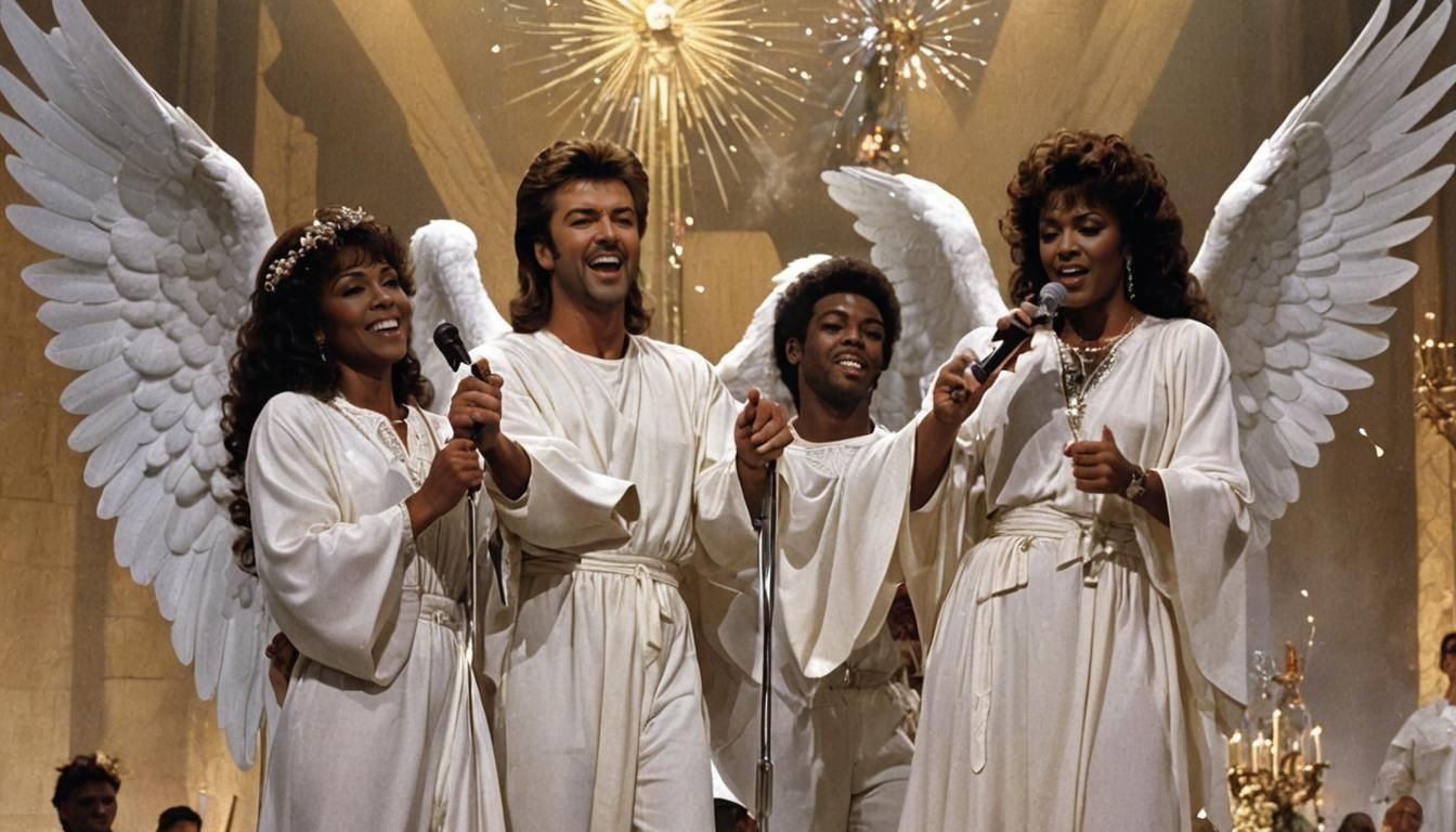 Angelic Performance in Heaven: A Divine Concert