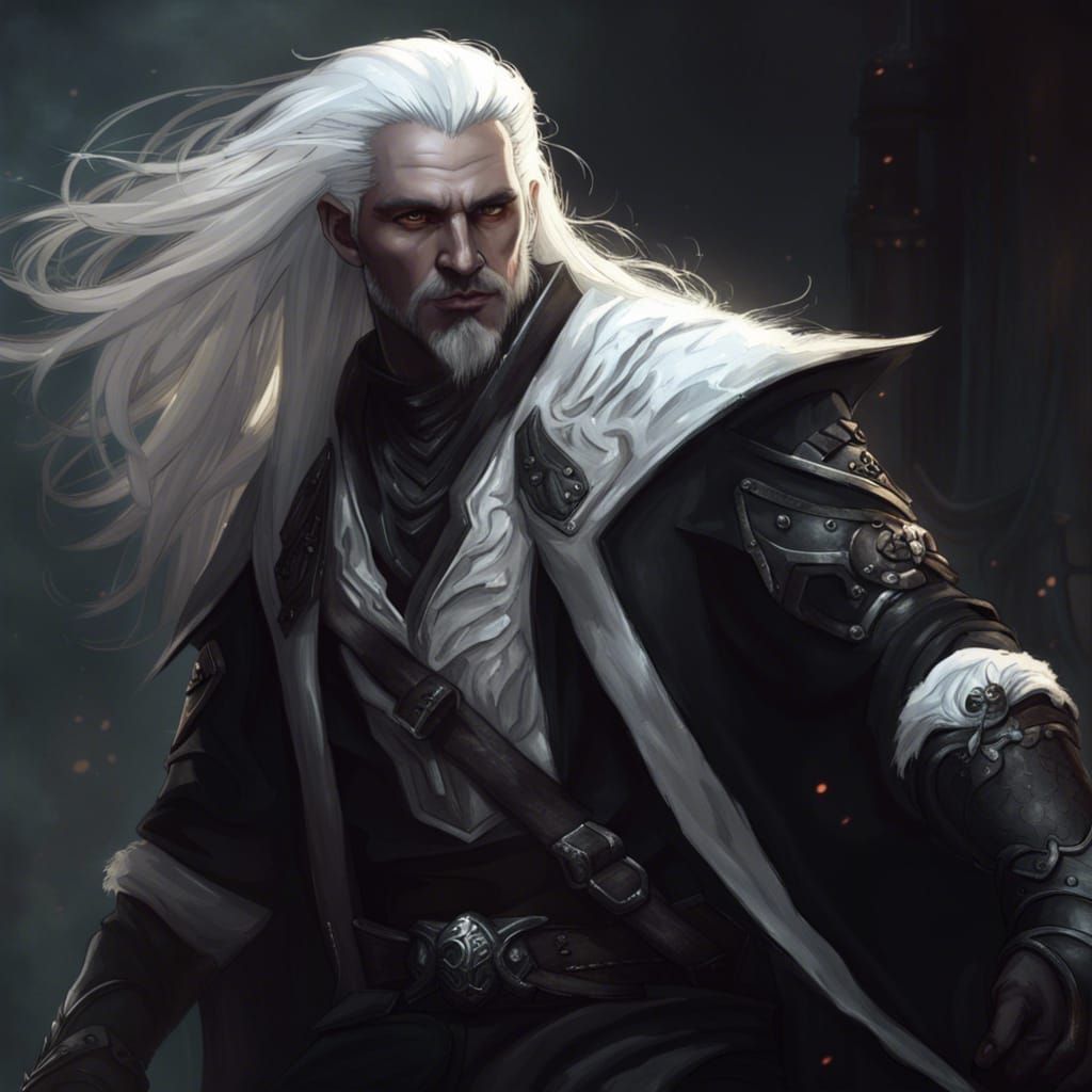 Hyperdetailed Dark Fantasy Wizard Concept Art