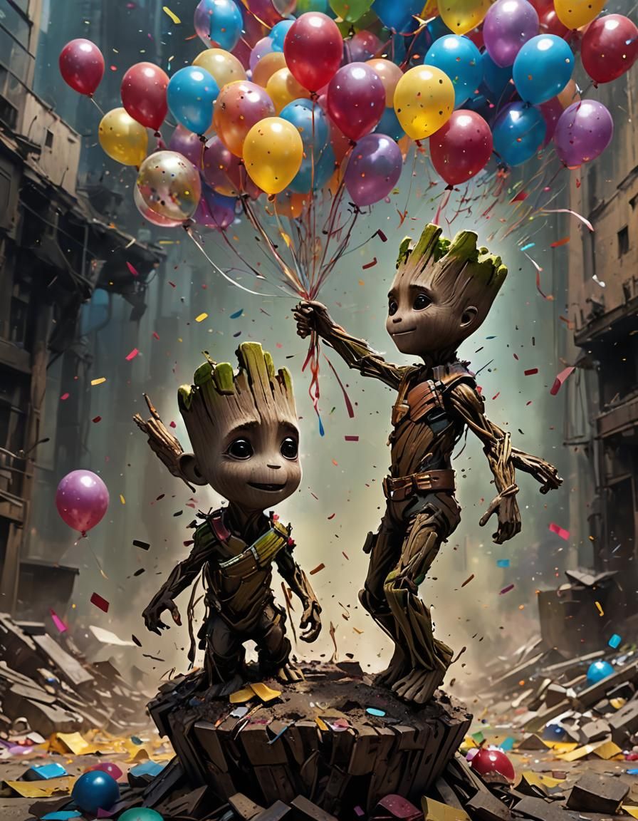 Baby groots birthday