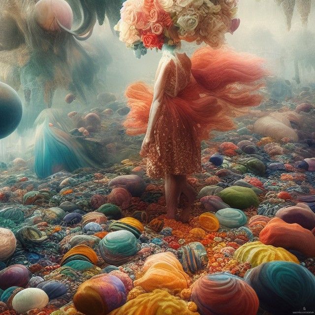 Mending the Mind: Hyperrealistic Cinematic Artwork