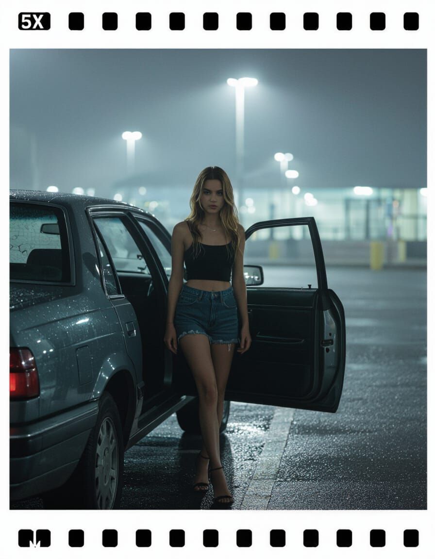 I was going to Starbucks one night and saw this beautiful yo...