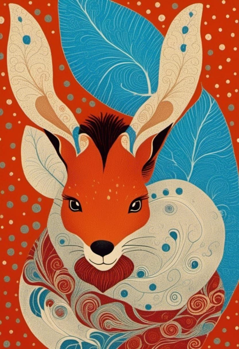 Adorable Fox Generated by AI